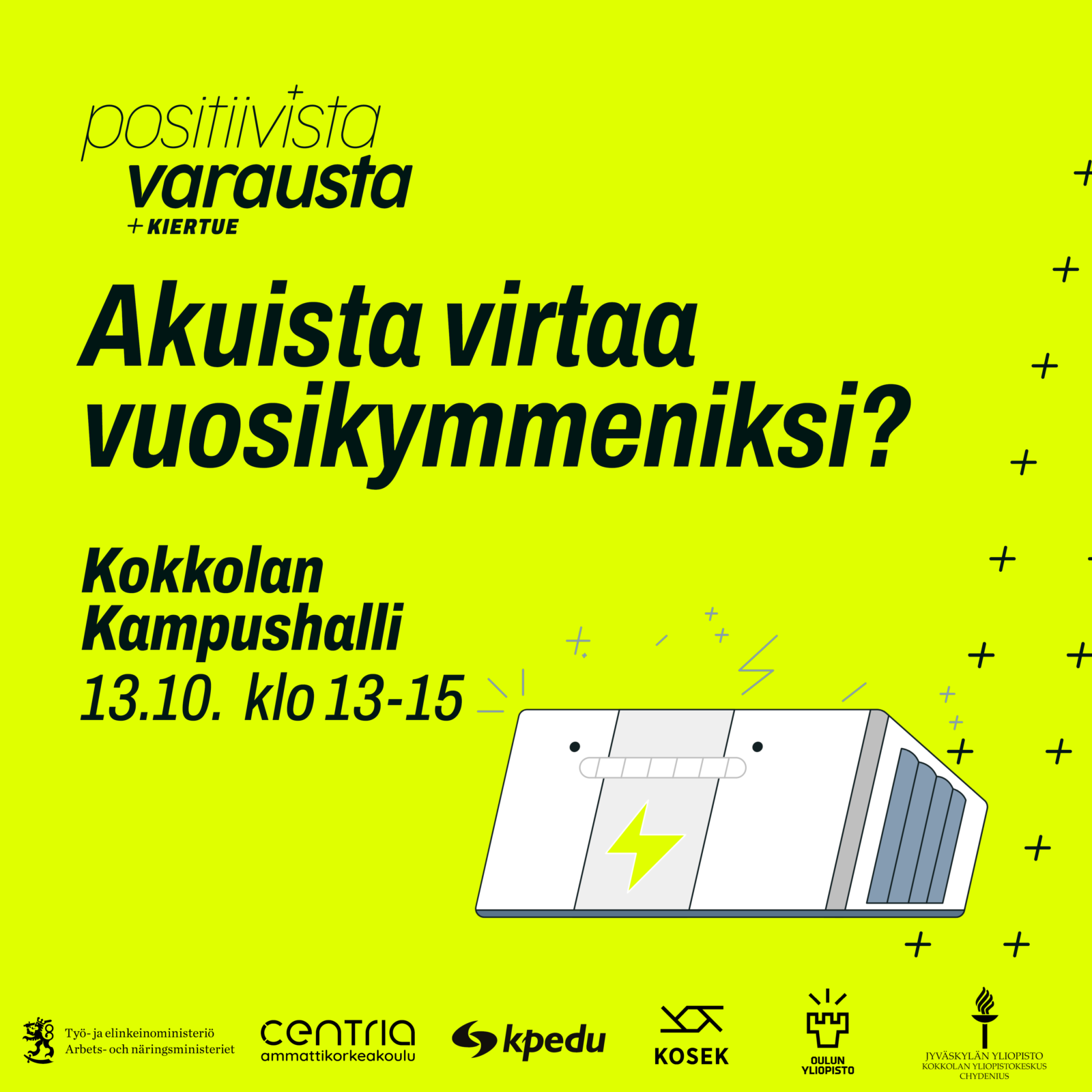 positiivista varausta tapahtumagrafiikka