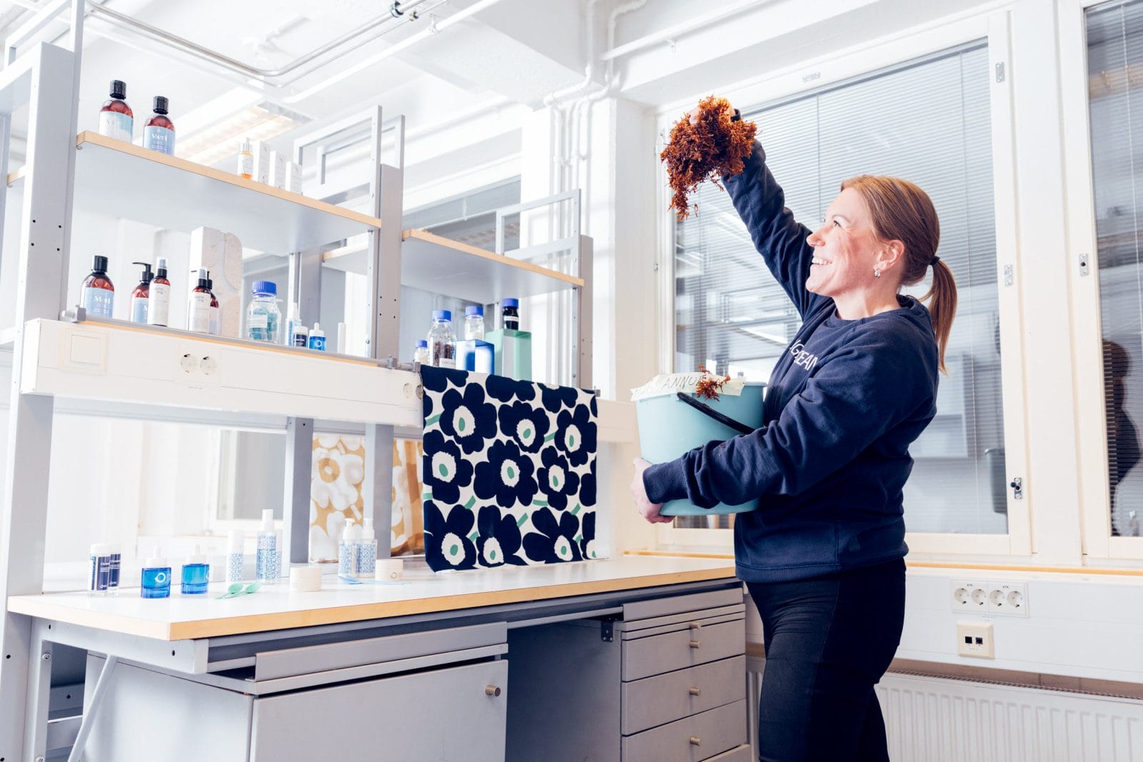 Origin by Ocean -yrityksen teknologia- ja investointijohtaja Annukka Tarvainen.